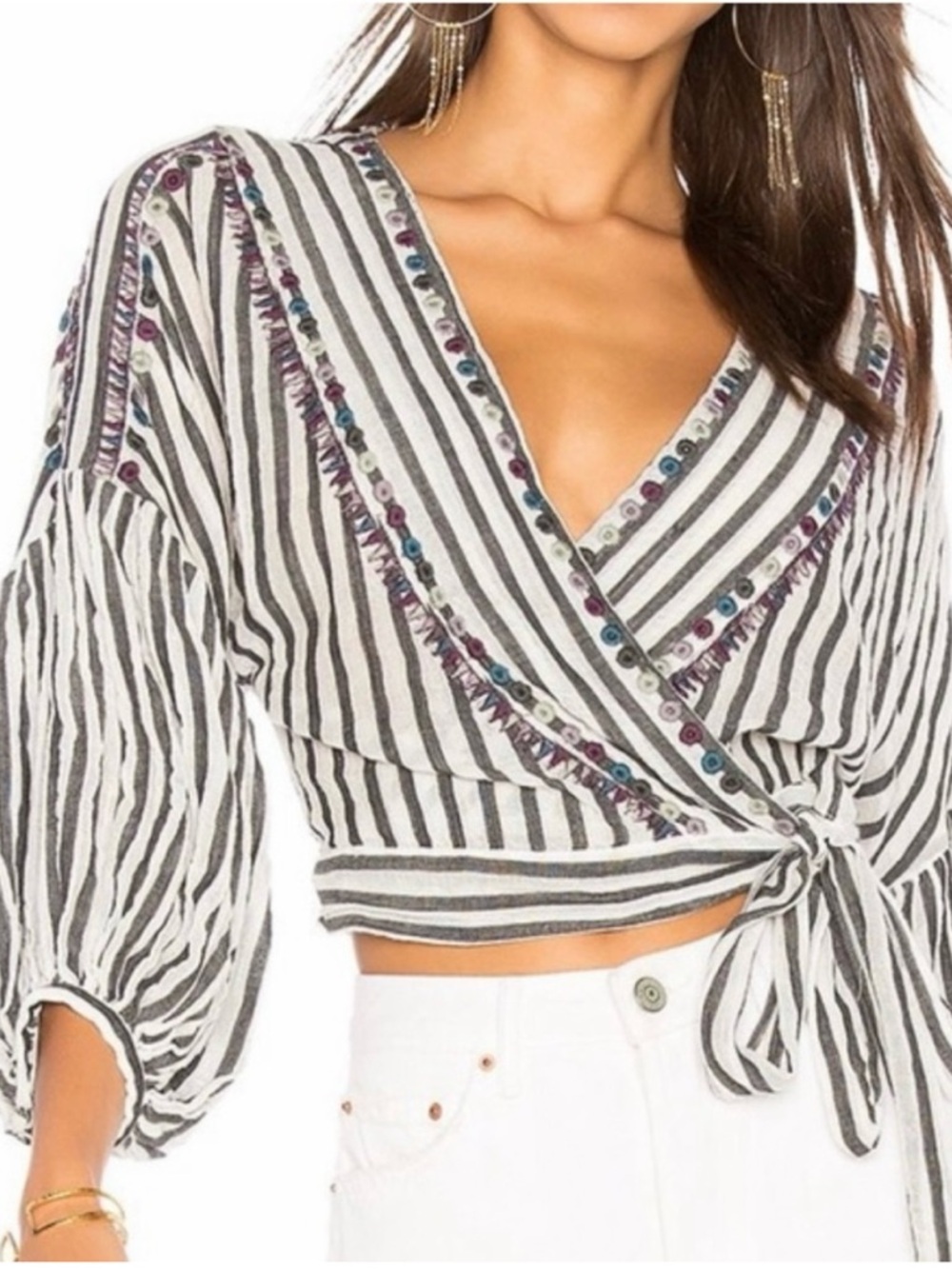 Free People Barcelona Nights Wrap Top